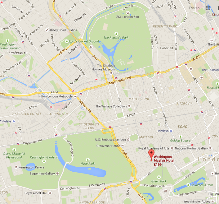 London parks map
